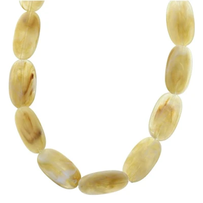 Afbeelding van Behave Lange beige kralen ketting