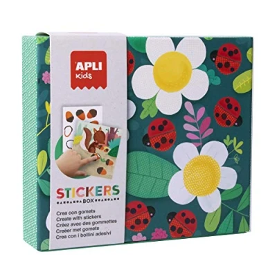 Afbeelding van APLI Kids 18362 Set lieveheersbeestje Gomets