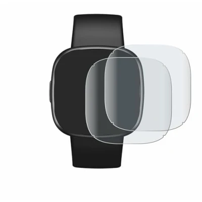 Afbeelding van BROTECT Full Cover Antireflecterende Screen Protector voor Fitbit Versa 4 (2 Stuks) Schermbeschermer, Anti Glare Protector, Mat