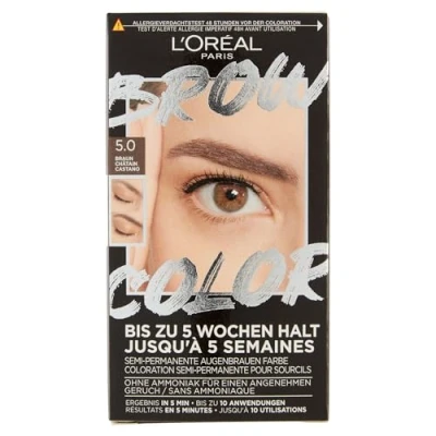 Afbeelding van L&#039;Oréal Paris BROW Color Wenkbrauwverf, Dames, Maat: 33.5 g, Braun