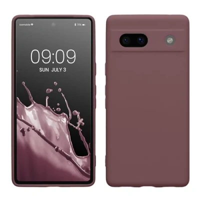 Afbeelding van kwmobile telefoonhoesje geschikt voor Google Pixel 7a Hoesje smartphone Precisie camera uitsnede In druivenblauw