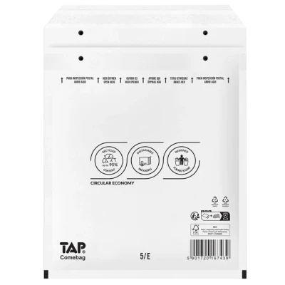 Afbeelding van Envelop TAP Comebag luchtkussen nr15 240x275mm 100 stuks