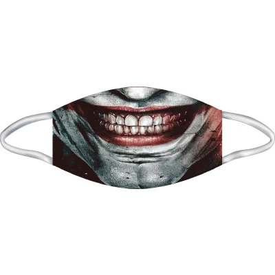 Afbeelding van BEE SEEN Joker Carnaval Masker mondkapjes mondmaskers mondkapje met gezicht niet medisch mondmasker grappige volwassenen