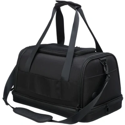 Afbeelding van Trixie Vliegtuigtas Plane Zwart 44X28X25 CM