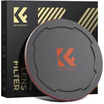 Afbeelding van K&amp;F Concept 2 in 1 magnetische metalen lensdop met schroefdraad 86 mm, compatibel lenzen en filters