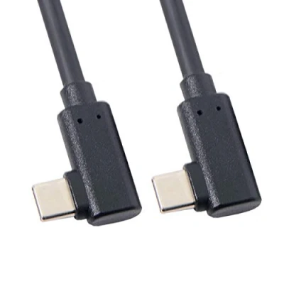Afbeelding van xiwai USB C type naar kabel Gen2 10Gbps 65W Dual 90 graden links haakse (1M)…