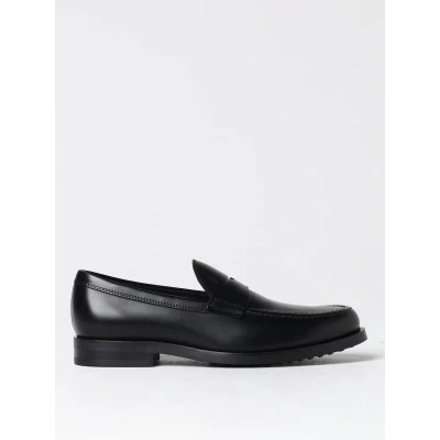 Afbeelding van Classic Style Loafers with Leather Upper and Rubber Sole for