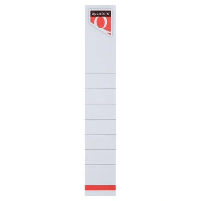 Afbeelding van Huismerk Quantore rugetiketten 30 x 190 mm (2x10 stuks)