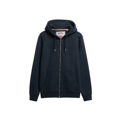 Afbeelding van Superdry Vest Essential Logo Zip Hoodie Hb M2014128b Eclipse Navy Mannen Maat M