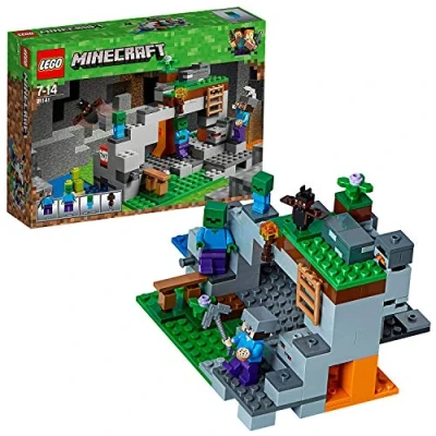 Afbeelding van LEGO Minecraft De Zombiegrot 21141
