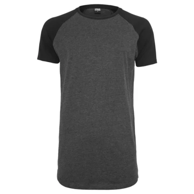 Afbeelding van Urban Classics Herren Tshirt print, Heren, Maat: Large, Grey/black