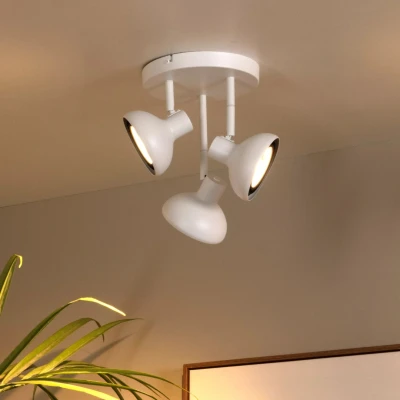 Afbeelding van Lucide SENSAS Plafondspot Ø 25,8 cm 3xES111 Wit
