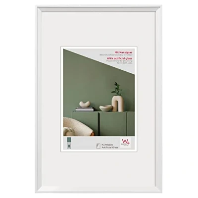 Afbeelding van Walther Design Desire Dex070W Fotolijst, Wit, 50 X 70 Cm, Met Kunstglas
