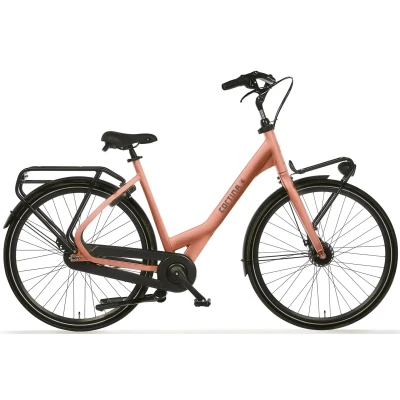 Afbeelding van Cortina Common Family N7 2025 Dames Moederfiets Metallic Peach Gloss 57 Cm + 75.00 Inruilkorting