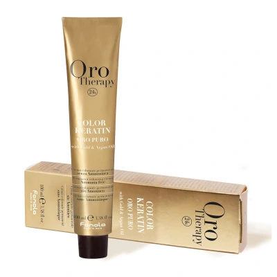 Afbeelding van Fanola Orotherapy Color Keratin 100 ml 7.3 Goudblond