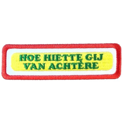 Afbeelding van Fjesta© Oeteldonk Embleem Oeteldonkse Uitspraken Van Achtère Carnaval Den Bosch