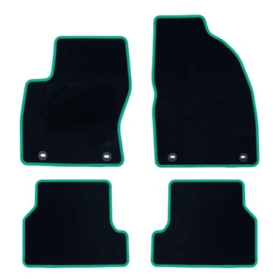 Afbeelding van OCC DESIGN Tapijt op maat, voor Focus II (2004 2011), 5 delig, met groene rib