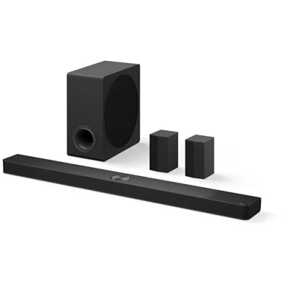 Afbeelding van LG DS90TR, 7.1.3 kanalen, 670 W, DTS Digital Surround, DTS:X, Dolby Atmos, Digital, AI Sound Pro, Bass Blast, Blast+, Spel, Muziek, Sport, 96 kHz, 4 Ohm
