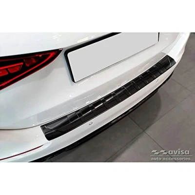 Afbeelding van Avisa Zwart RVS Achterbumperprotector voor Mercedes C Klasse W206 Kombi 2021 &#039;Ribs&#039;