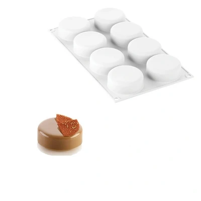 Afbeelding van Silikomart Siliconen Vorm Essenziale (8) Ø65x25mm