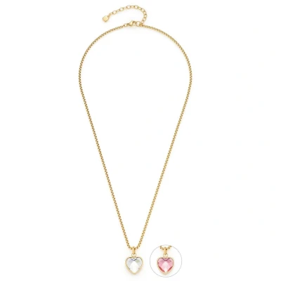 Afbeelding van LEONARDO Ketting met hanger kristalglas