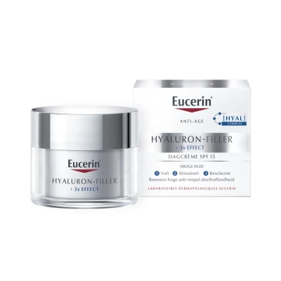 Afbeelding van Eucerin Hyaluron Filler + 3x Effect SPF15 Dagcrème 50ml