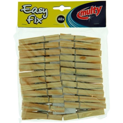 Afbeelding van Multy Houten Wasknijpers 48 Stuks