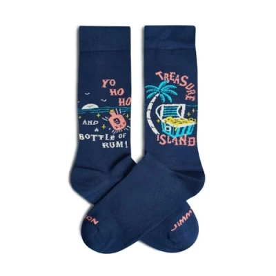 Afbeelding van Jimmy Lion sokken treasure island blauw 36 40