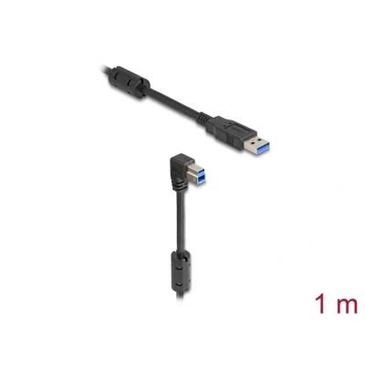 Afbeelding van Delock USB 5 Gbps Kabel Typ A Stecker zu B 90 unten gewink