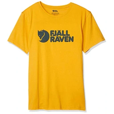 Afbeelding van T Shirt Fjällräven Men Logo Ochre XS