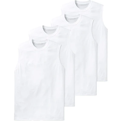 Afbeelding van Schiesser TANK4ER PACK Essentials Hemd, Heren, Maat: XXL, Weiß