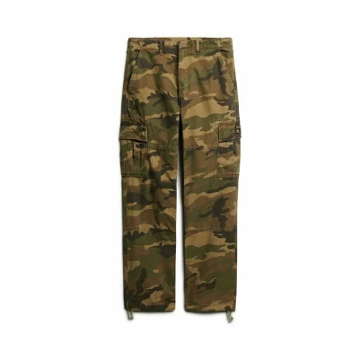 Afbeelding van Superdry Cargobroek, Heren, Maat: 30x32, Us woodland camo