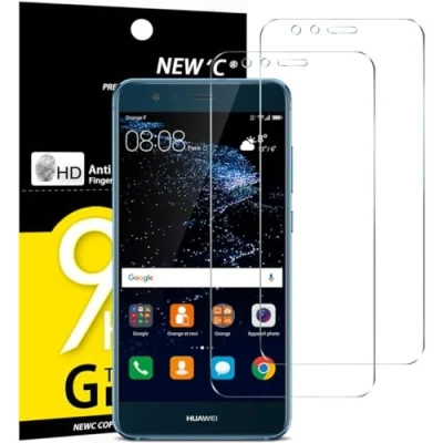 Afbeelding van NEW&#039;C 2 Stuks, Screen Protector voor Huawei P10 Lite, Gehard Glass Schermbeschermer Film 0.33 mm ultra transparant, resistent