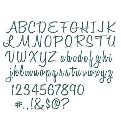 Afbeelding van Sizzix Thinlits Mal Set Script Upper &amp; Lower 69Pak 662228 Tim Holtz