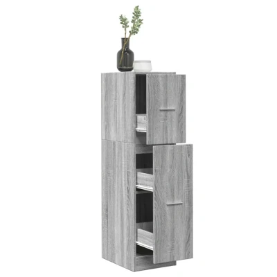 Afbeelding van vidaXL Apothekerskast 30x41x118 cm bewerkt hout betongrijs