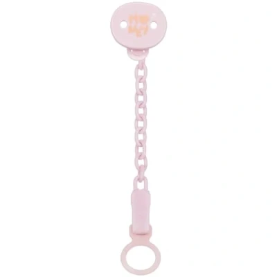 Afbeelding van All You Can Clip Fopspeenketting Zachte Fopspeenclip voor Meisjes, Ketting Fopspeenhouder Pasgeborenen, Roze
