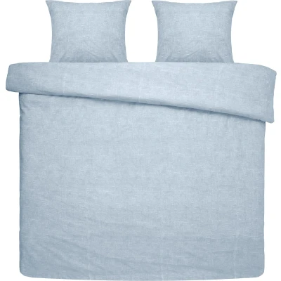 Afbeelding van Damai Dekbedovertrek Ebbe Soft Blue 200 x 200/220