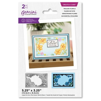 Afbeelding van Gemini CaC snijmal Paper Piecing Trailing Florals