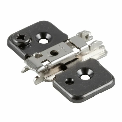 Afbeelding van Blum kruismontageplaat 0 mm, excenterschroefverstelling, onyx zwart