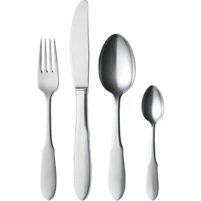 Afbeelding van Bestekset Georg Jensen Mitra RVS Mat (4 delig)