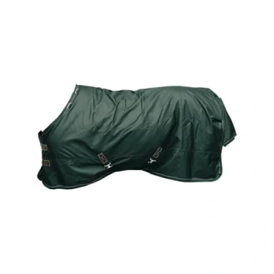 Afbeelding van Kentucky Horsewear Winterdeken 1680D 140 cm / 6&#039;3 Vegan konijnenvacht Donkergroen