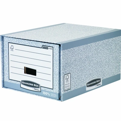 Afbeelding van Archieflade Bankers Box A4 System grijs