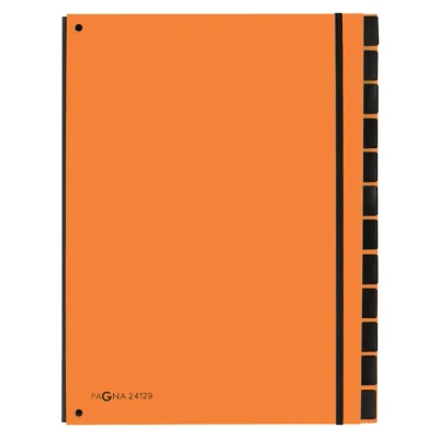 Afbeelding van Sorteermap Pagna Trend A4 12 tabs oranje