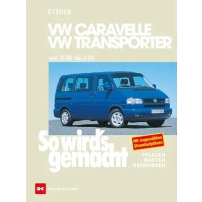 Afbeelding van So wird&#039;s gemacht. T4: VW Caravelle / Transporter Multivan California von 9/90 bis 1/03: Benziner 2,0 l/62 kW (84 PS) 1/03 2,8 l/150 ... 2,5 l/111 (150 4/98 75