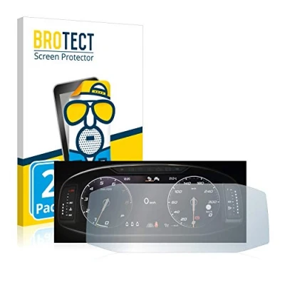 Afbeelding van BROTECT Screenprotector voor Seat Ateca Facelift 10.25&quot; Snelheidsmeter Folie Beschermfolie matte (2 Stuks)