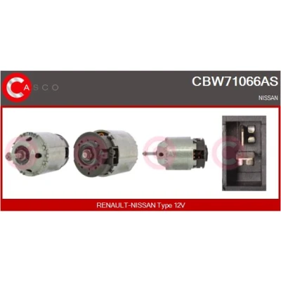 Afbeelding van SANDO SBW71066.0 Interieurventilator voor voertuigen met stuur links NISSAN: X Trail (T30) 2.2 DCi 4x4, 2.5 FWD, 2.0 4x4