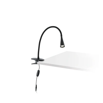 Afbeelding van Faro Lighting Lena LED Tafel Clip Op Lamp Zwart