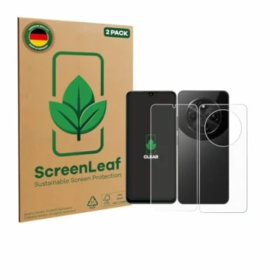 Afbeelding van ScreenLeaf Screenprotector voor Xiaomi Poco C75 (Voor+Achter) Duurzame schermbescherming Folie Beschermfolie transparant (2 Stuks)
