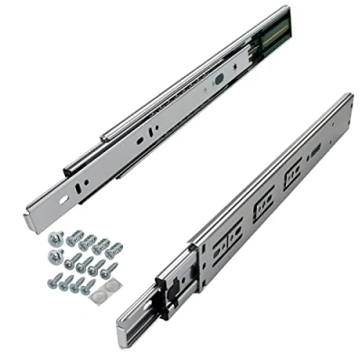 Afbeelding van SOTECH 1 paar volledig uittrekbare geleiders KV 45 H45 L350 SC MS 350 mm Softclose, draagvermogen kg, ladeverlenging incl. schroefset