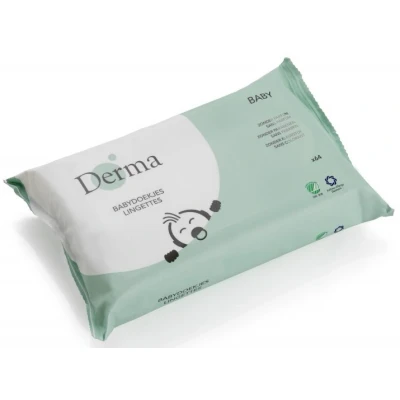 Afbeelding van Derma Eco Babydoekjes 64 stuks